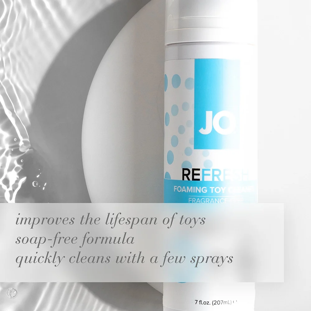 JO Refresh Foaming Toy Cleaner 7 oz. view 4
