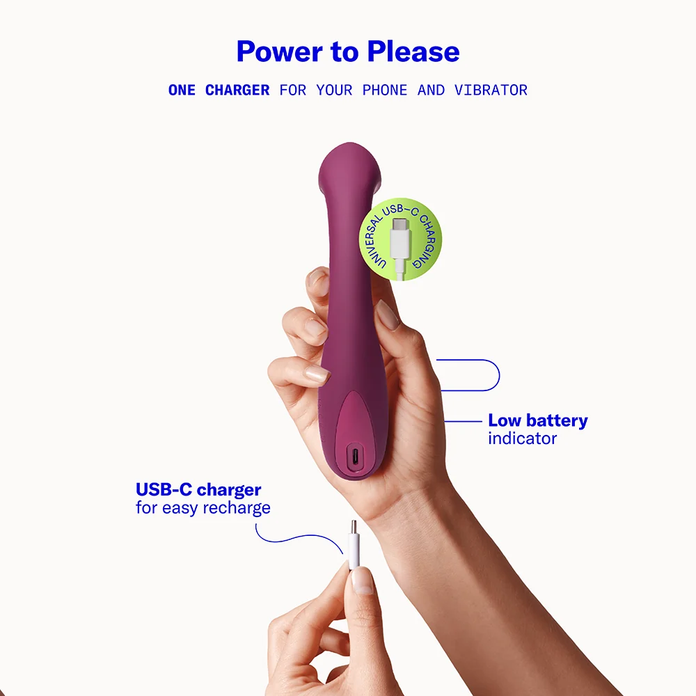 Dame Arc G-Spot Vibrator Plum view 9