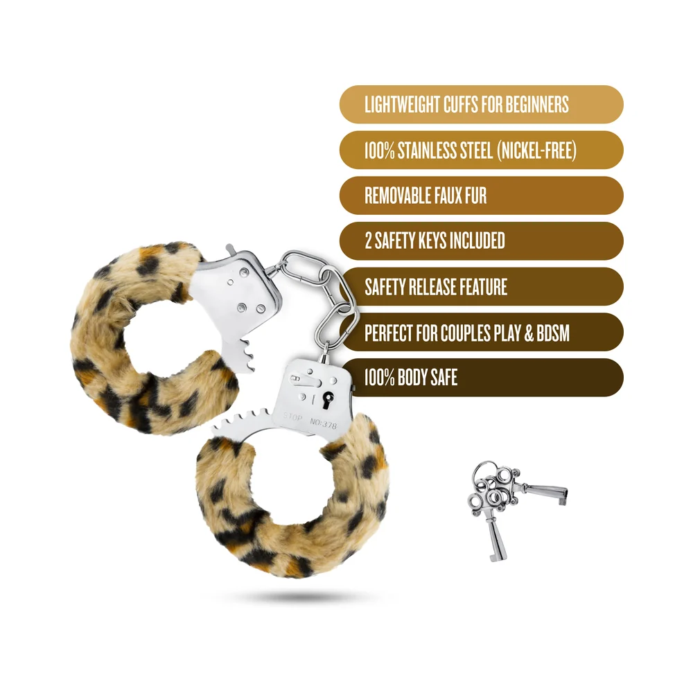 Temptasia Beginner Cuffs Leopard view 6