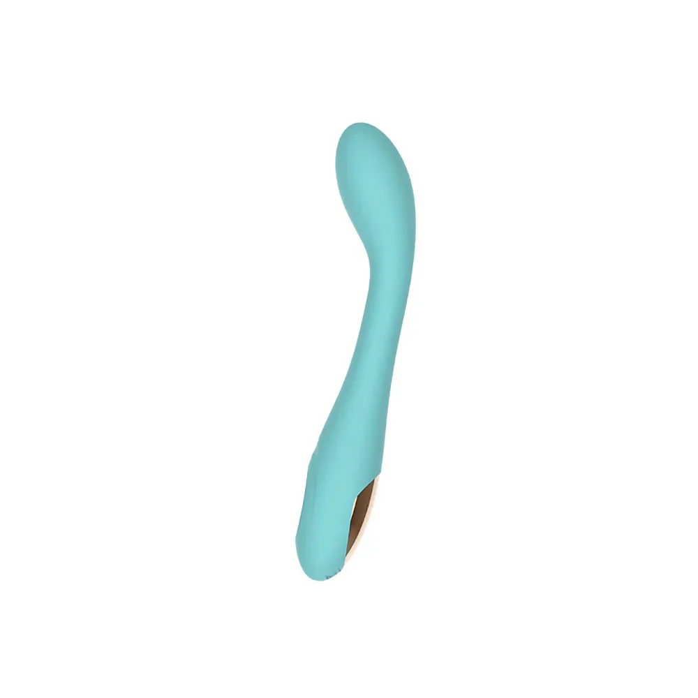 Spectrum Essentials Rechargeable Silicone G-Spot Vibrator Blue view 2