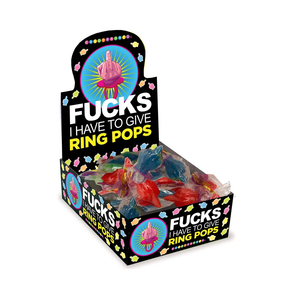 Last Fuck Ring Pop 30-Piece Display