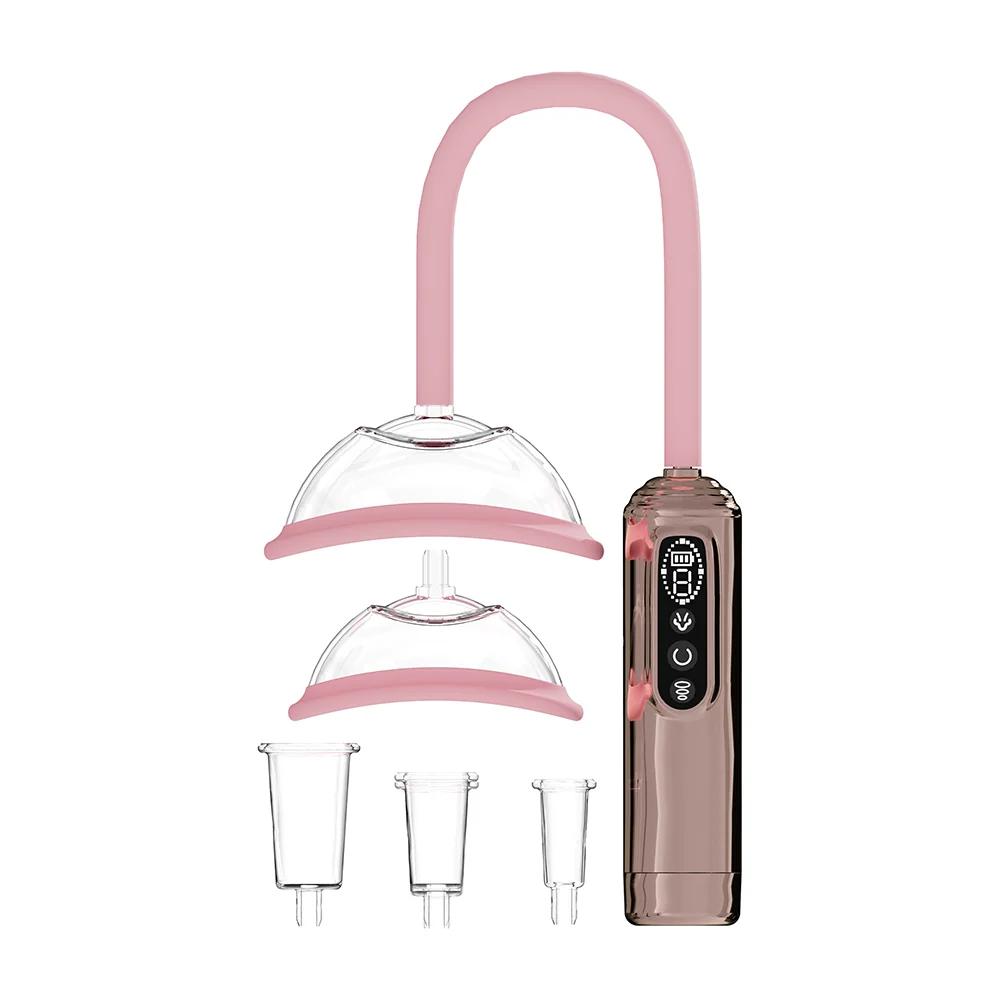 PUMPED Automatic Rechargeable Vulva, Breast & Nipple Pump Rose Gold view 2