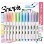 Sharpie S.Note Twin Tip Pens Pk12