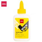 Deli White Pva Glue Washable 80Ml Pk12