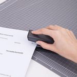 Deli Metal Stapler Half Strip Blk