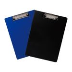 Deli Plastic Clipboard Single A4 Blk
