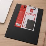 Deli Plastic Clipboard Single A4 Blk