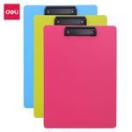 Deli Foam Clipboard A4 Ast Cols