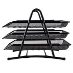 Deli Mesk Letter Tray Set 3 Tier Blk