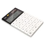 Deli Semi Desk Calculator 12 Digit White