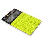 Deli Semi Desk Calculator 12 Digit Green