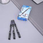 Deli Mate Rollerball Pen 0.5Mm Blk Bx12
