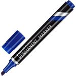 Deli Think Perm Marker Chisel Tip Blue