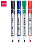 Deli Whiteboard Marker Card Of 4