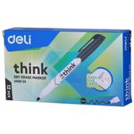 Deli Think Wbrd Pen Bul Blk Bx12