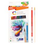 Color Emotion Water Col Pencil Pk12