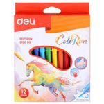 Felt Pen Washable 1.0Mm 12 Colours