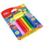 Dough-It Plasticine 6 Cols With Roller