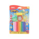 Dough-It Plasticine 8 Cols With Roller