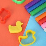 Dough-It Plasticine 8 Cols With Roller