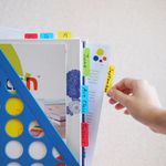 Valx Filing Tabs 38X51Mm 4 Col Pk24