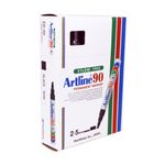 Artline 90 Chisel Tip Mkr Blk Bx12