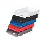 Han Re-Loop Letter Tray A4 Dk Grey