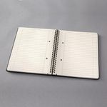 Conceptum Spiral Notebook A5 Lined Blk