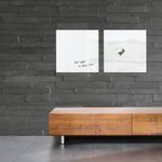 Magn Glassboard Artverum 48X48Cm White