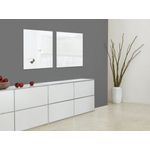 Magn Glassboard Artverum 48X48Cm White