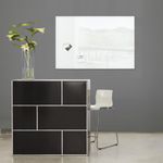 Magn Glassboard Artverum 100X65Cm White