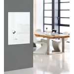 Magn Glassboard Artverum 100X65Cm White