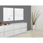 Magn Glassboard Artverum 100X100Cm White