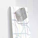 Magn Glassboard Artverum 100X100Cm White
