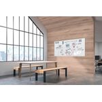 Magn Glassboard Artverum 240X120Cm White