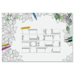 Sigel Paper Desk Pad A2 Adult Colouring