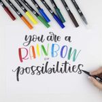 Tombow Abt Dual Brush Pen 18 Primary Col