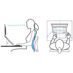 Oryx Evo H Laptop Stand With Doc Holder