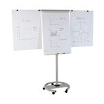 Mobile Magnetic Flipchart Height Adj
