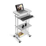 Computer Table - Grey