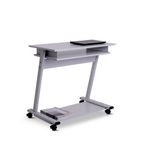 Mobile Computer Metallic Table