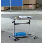 Mobile Height Adjust Work Desk - Alumin