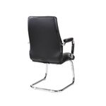 Confident Imitation Leather Chair- Black