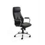 Directors Imitation Leather Chair Black