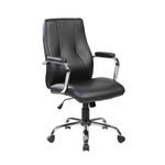 Directors Imitation Leather Chair Black