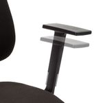 Operators Chair Black With Arm Rests