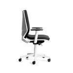 Pro Chair - White Structure - Black