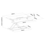 Neomounts Ws300 Sit-Stand Wrkstation Blk