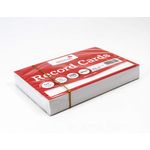 Record Cards 6X4 White 100S Pk10