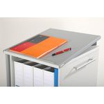 Rocada Office Caddy 47X120X50Cm Grey